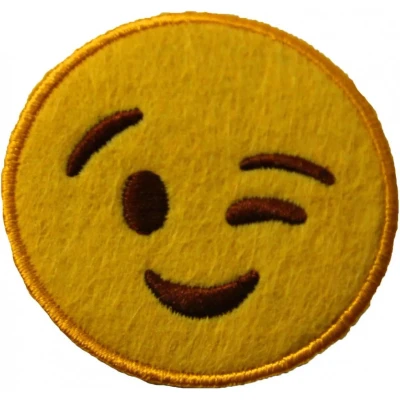 Afbeelding van Fjesta© Emoji Embleem Knipoog Carnaval Den Bosch