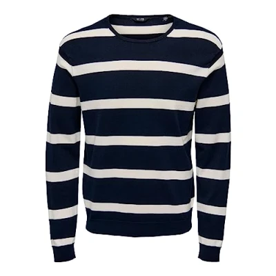 Afbeelding van ONLY &amp; SONS Herentrui, navy, XS