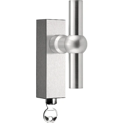Afbeelding van Formani Draaikiepgarnituur FERROVIA FVT125 DKLOCK afsluitbaar mat RVS