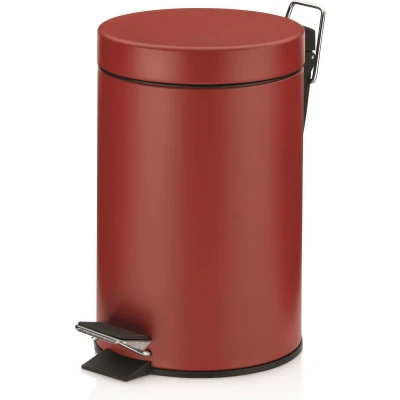 Afbeelding van Prullenbak Kela Monaco Pedaal 3L Orient Red