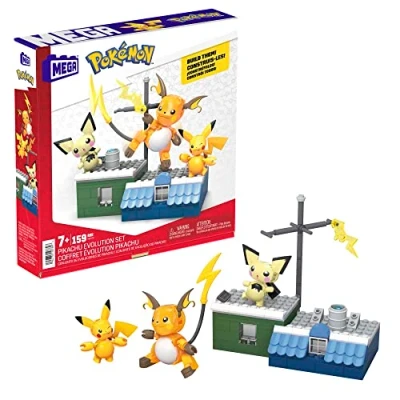 Afbeelding van Mattel Mega Construx Bouwset Pikachu Evolution