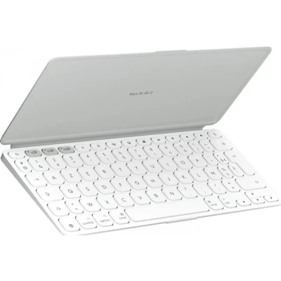 Afbeelding van Logitech Keys To Go 2 toetsenbord Universeel Bluetooth AZERTY Frans Wit