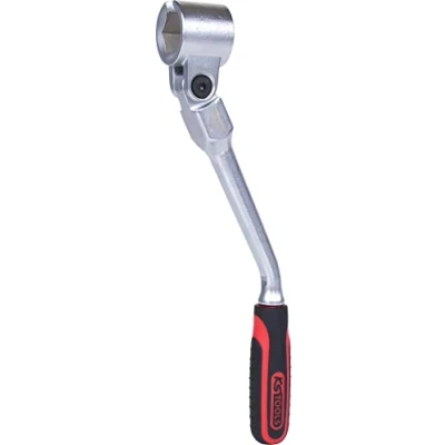 Afbeelding van KS Tools 150.2121 Lambdasonden dopsleutel met scharnier, 22mm, 240mm