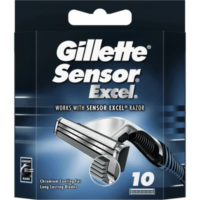 Afbeelding van 10x Gillette Scheermesjes Sensor Excel 10 stuks