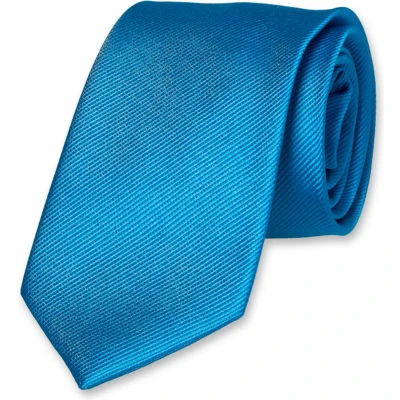 Afbeelding van E.L. Cravatte Stropdas Hardblauw 100% Zijde