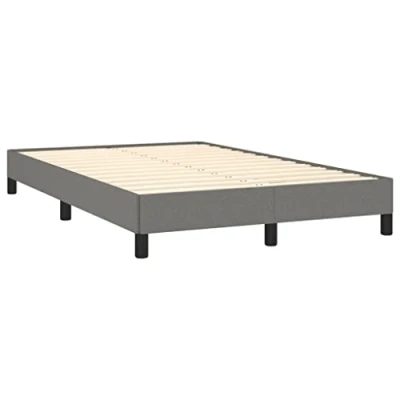 Afbeelding van Bedframe stof donkergrijs 120x190 cm