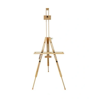 Afbeelding van Exerz Houten ezel draagbaar/kunstenaar Outdoor beukenhouten canvas standaard opvouwbaar statief max. hoogte tot 191cm Storefront Sign schetsen schilderstandaard