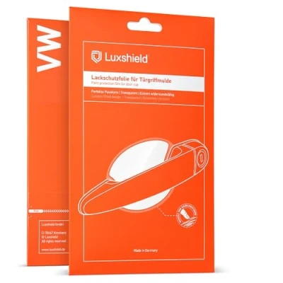 Afbeelding van Luxshield Auto deurklink beschermfolie voor VW ID.3 E11 I 2020 2024 krasbescherming, lakbeschermingsfolie transparant glanzend