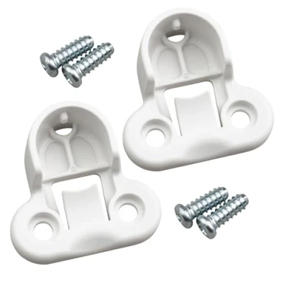 Afbeelding van rudis spareparts Kledingstang COMPLEMENT houder 130527 geschikt als reserveonderdeel voor IKEA PAX kledingstanghouder (2 stuks)
