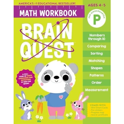 Afbeelding van Brain Quest Math Workbook: Pre Kindergarten