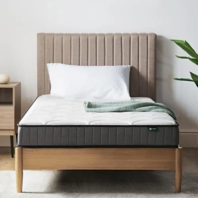 Afbeelding van Zinus Hybride matras, traagschuim, wit, single