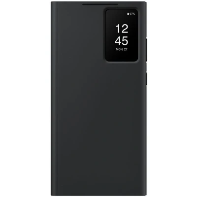 Afbeelding van Samsung Galaxy S23 Ultra Clear View Book Case Zwart