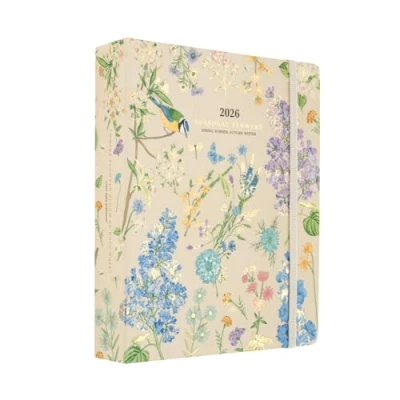 Afbeelding van Kokonote Academic Diary 2025 2026 Week To View Seasonal Flowers Planner With Stickers, Student Essentials For University, Back School Stationery