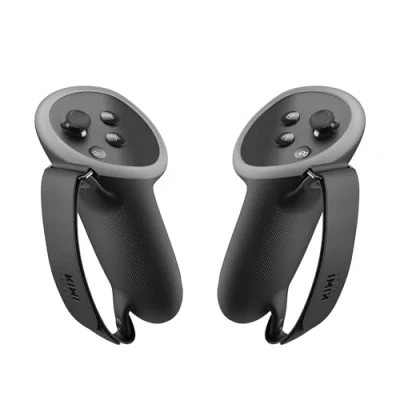 Afbeelding van KIWI design Controllergrepen Compatibel met Meta Quest 3 accessoires, siliconen handriembeschermer knokkelriemen