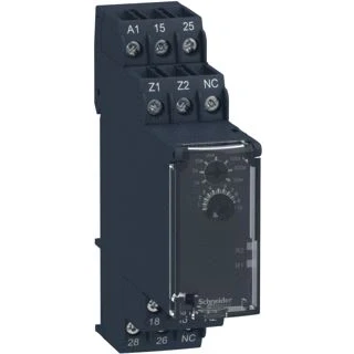 Afbeelding van Schneider afvalvertraagd tijdrelais monofunctie start voeding 0 05 sec 10 min 24 240vacdc 2x w re22r2kmr