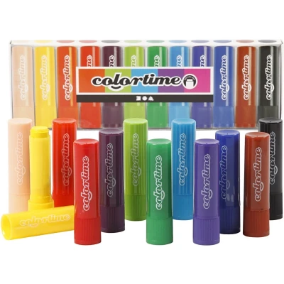 Afbeelding van Creativ Company Soft Color Stick Krijt Kleur, 12st.