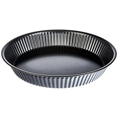 Afbeelding van Guardini Gardenia cakevorm, 24 cm materiaal: staal met anti aanbaklaag, kleur: zwart.