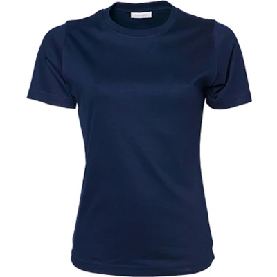 Afbeelding van Women&#039;s Interlock T shirt met korte mouwen Navy S