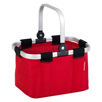 Afbeelding van Theo Klein 9620 Reisenthel winkelmandje &#039;draagtas mini&#039;, roodBoodschappenaccessoire met een aluminium frame en opvouwbaar handvatSpeelgoed voor kinderen van 3 jaar ouder.