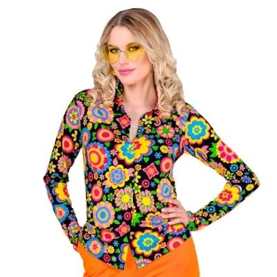 Afbeelding van Widmann 10414 60s blouse, meerkleurig, S M