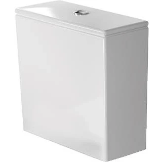 Afbeelding van Duravit reservoir ewl klasse 2 6 3 l met binnenwerk dual flush chroom voor aansluiting links of rechts wondergliss wit 09350000051
