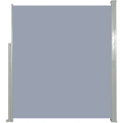 Afbeelding van Windscherm uittrekbaar 160x500 cm grijs