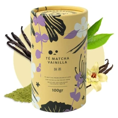Afbeelding van Matcha thee, Premium Vanillepoeder, Matchaflix (100 g), poeder, Instant Gezondheid, Te+Matcha, Groene Thee