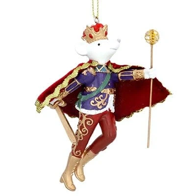 Afbeelding van Gisela Graham Hars/Stof Koning Rat Kerstdecoratie