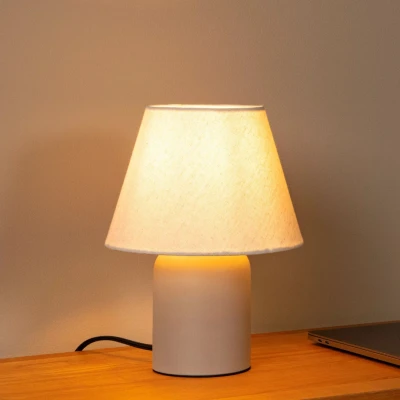 Afbeelding van Lucide MACIA Tafellamp 1xE14 Beige