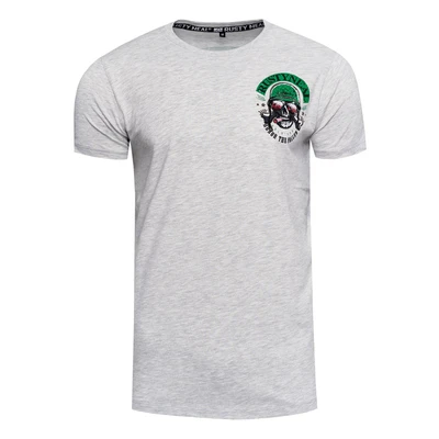 Afbeelding van Rusty Neal Tshirt print, Heren, Maat: Large, Grau
