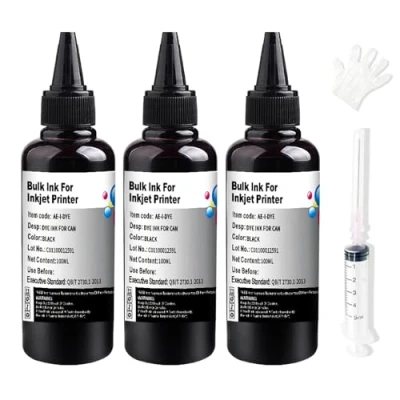 Afbeelding van Printer inktcartridge navulset compatibel met Canon PG 560 CL 561 540 541 540XL 541XL 560XL 561XL 40, enz. navulgereedschap (3BK)