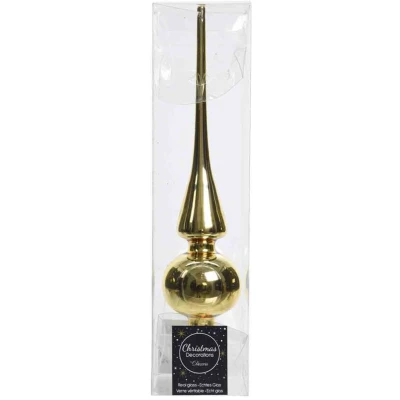 Afbeelding van Piek glas glans 260 mm licht goud KSD