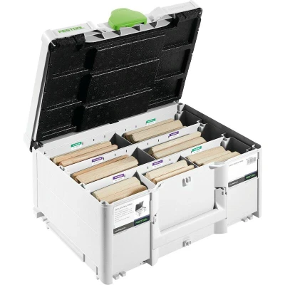Afbeelding van Festool XL DS/XL D12/D14 128 Delig Domino Assortiment (Systainer)