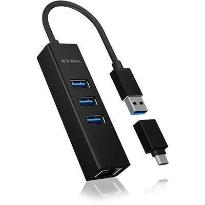 Afbeelding van ICY BOX IB HUB1419 LAN