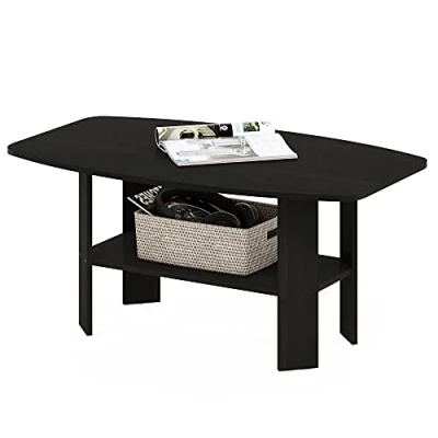Afbeelding van Furinno Salontafel in eenvoudig design, espresso