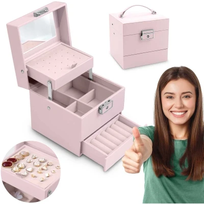 Afbeelding van Massido MS 703 sieradendoosje roze