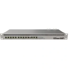 Afbeelding van Mikrotik RB1100AHx4 Dude Edition bedrade router Zilver