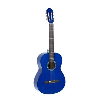 Afbeelding van GEWAPure Concertgitaar BASIC 4/4 transparant blauw