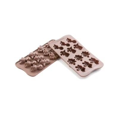 Afbeelding van Silikomart Siliconen Chocolade Mould Dino, Bruin
