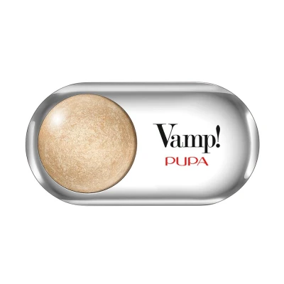Afbeelding van Pupa Vamp! Wet &amp; Dry Baked Eyeshadow 201 Champagne Gold 5% korting code PUPA5