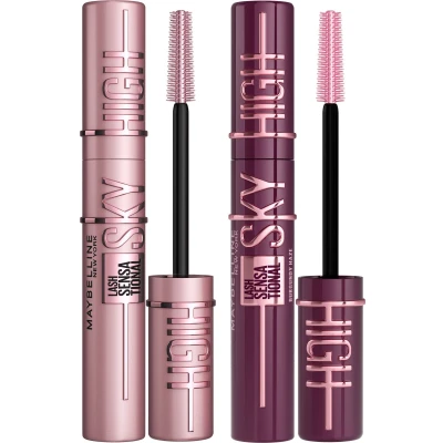 Afbeelding van Maybelline New York Duo Lash Sensational Sky High Mascara Very Black + Burgundy Haze Lengte 7,2ml X2