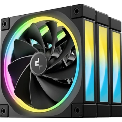 Afbeelding van Deepcool FL12R Reverse 3in1 120x120x25 Zwart (120 mm, 3 x), PC ventilator,