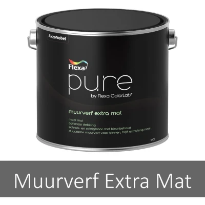Afbeelding van Flexa Pure muurverf Extra Mat 1 liter
