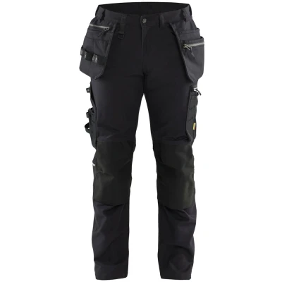 Afbeelding van Blaklader Werkbroek met stretch 1790 1370 Zwart/Zwart C58