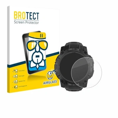 Afbeelding van BROTECT Glas Screen Protector voor Garmin Instinct 3 Solar Tactical Edition (50 mm) Schermbeschermer [9H Hardheid, Beschermglas Folie niet Glas]