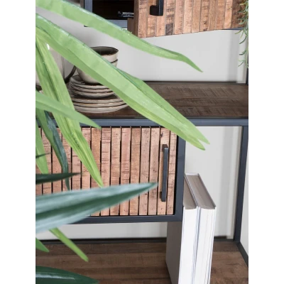 Afbeelding van Home67 Kast Loek 210 x 80 cm Bruin Mangohout