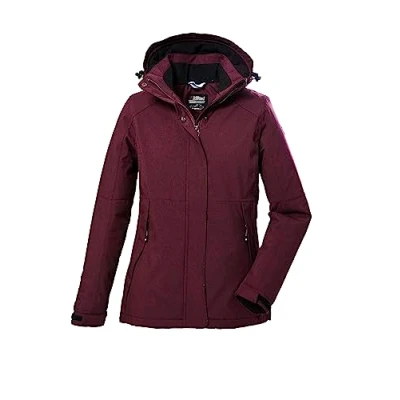 Afbeelding van killtec Dames Functioneel jack/outdoorjack met afritsbare capuchon KOW 37 WMN JCKT, dark plum, 42, 39702 000