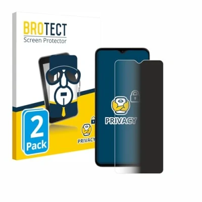 Afbeelding van BROTECT (2 Stuks) Privacy Schermbeschermer voor ZTE Blade A35e [Anti Spy, Screen Protector, Blue Light Filter]