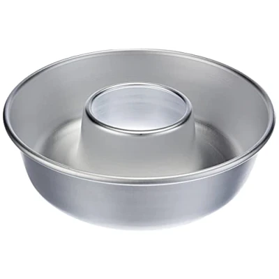 Afbeelding van Pentole Agnelli COAL3726 donut vorm met buis, aluminium, zilverkleurig, 26 cm