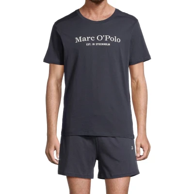 Afbeelding van Marc O&#039;Polo SET Pyjama, Heren, Maat: Small, Dark navy